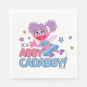 Het is Abby Cadabby. Servet