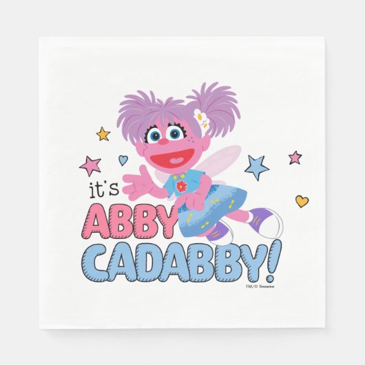 Het is Abby Cadabby. Servet (Voorkant)