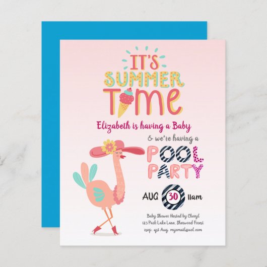 Het is absoluut Fab Darling. Tropische pool (Voorkant / Achterkant)