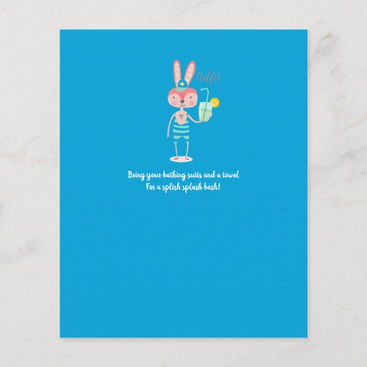 Het is absoluut Fab Darling. Tropische pool (Achterkant)