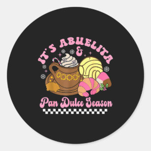 Het is Abuelita & Pan Dulce Seizoen Warme Chocolad Ronde Sticker