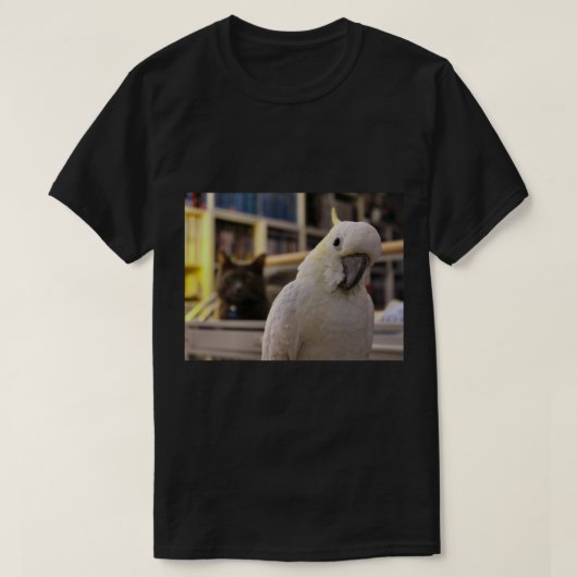 Het is achter me... toch? t-shirt (Design voorkant)