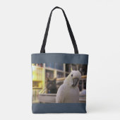 Het is achter me... toch? tote bag (Achterkant)