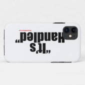 Het is afgehandeld iPhone 5s Hoesje (Achterkant (horizontaal))