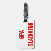 Het is afgehandeld! Scandal Bagage Label (Achterkant verticaal)