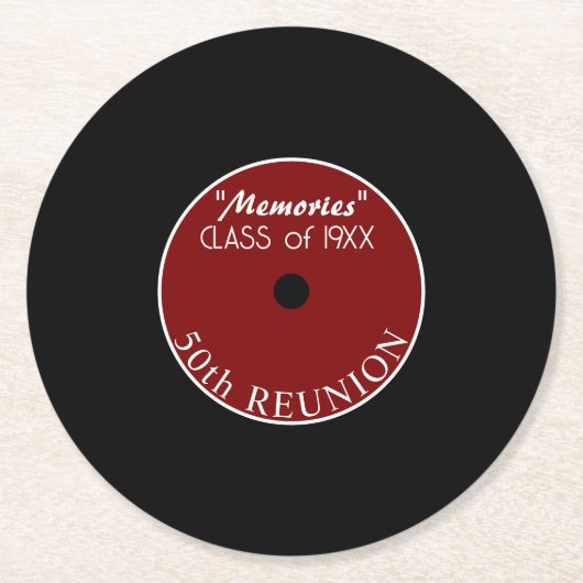 Het is al 50 jaar geleden! Onderzetters voor klass (Voorkant)