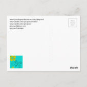 Het is al een tijdje geleden, Westie Wearing Glass Briefkaart (Achterkant)