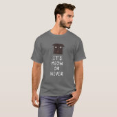 Het is al of niet — grappige kat t-shirt (Voorkant volledig)