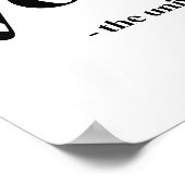 Het is al van u - het universum poster (Hoek)