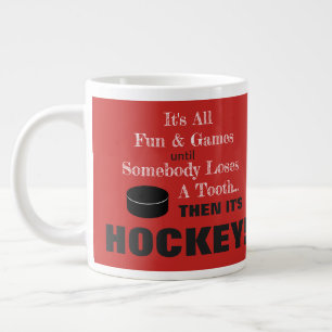Het is All Fun & Games...Dan is het HOCKEY! Grote Koffiekop