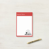 Het is All Fun & Games...Dan is het HOCKEY! Post-it® Notes (Op bureau)