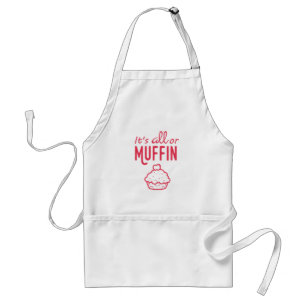 Het is All of Muffin Funny Apron Standaard Schort