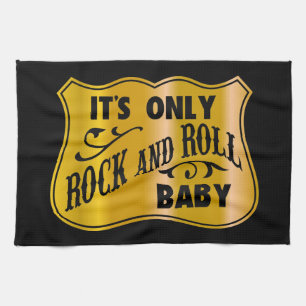 Het is alleen Baby met rots en rolletjes. Theedoek