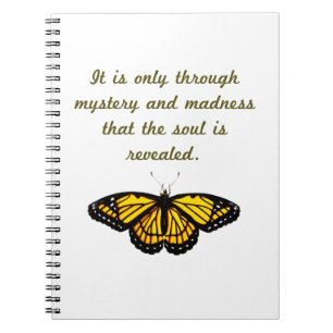 Het is alleen door mysterie notitieboek