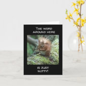 HET IS ALLEEN "NUTTY" U KAN NIET "70"-KAART DRAAIE KAART (Gele Bloem)