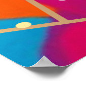 Het is allemaal Abstract verbonden Poster (Hoek)