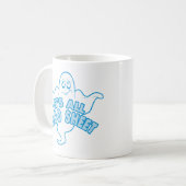 Het is allemaal Boo Sheet - Funny Ghost Quote Koffiemok (Voorkant links)