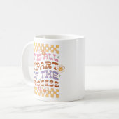 Het is allemaal een onderdeel van het proces koffiemok (Voorkant links)