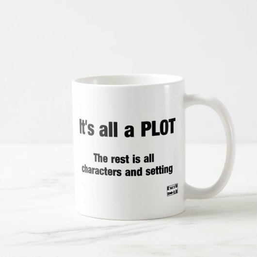 Het is allemaal een PLOT Koffiemok (Rechts)