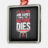 Het is allemaal een vun drankje metalen ornament (Links)