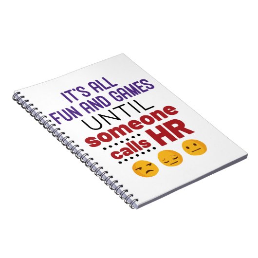Het is allemaal Fun en Games totdat iemand u belt Notitieboek (Rechterzijde)