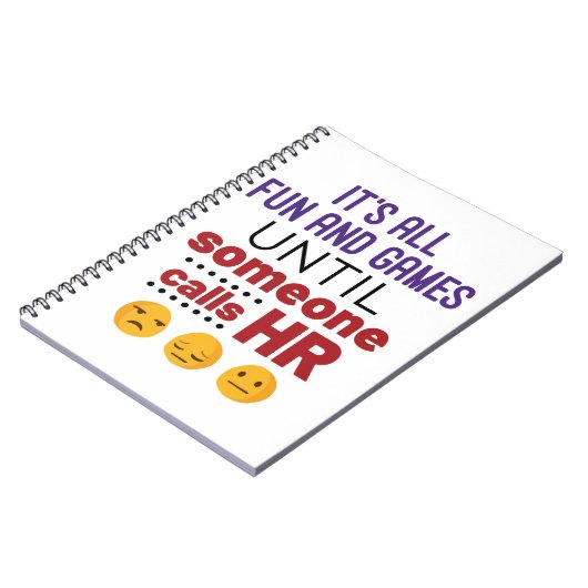 Het is allemaal Fun en Games totdat iemand u belt Notitieboek (Linkerzijde)