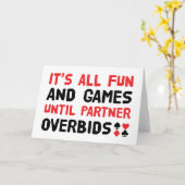 Het is allemaal Fun & Games - Dubbele Bridge-spele Kaart (Gele Bloem)