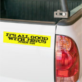 HET IS ALLEMAAL GOED BUMPERSTICKER (Op Truck)
