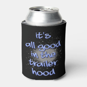 Het is allemaal goed in de trailerhood. blikjeskoeler