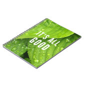 Het is allemaal goed. notitieboek (Linkerzijde)