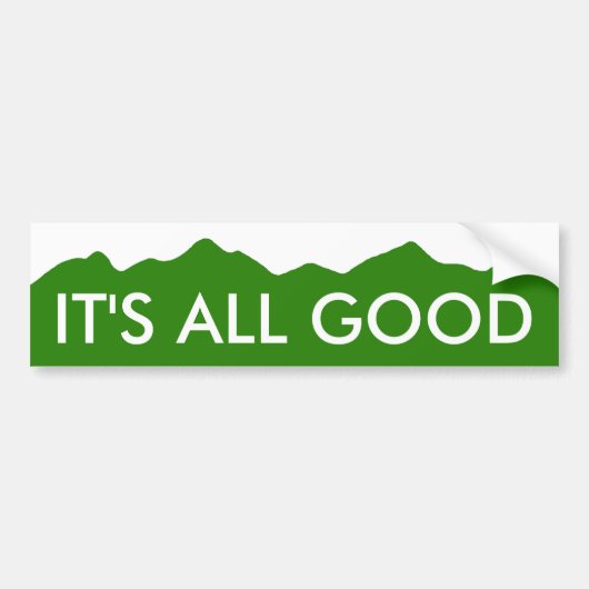 Het is allemaal Goede Colorado Bumpersticker (Voorkant)