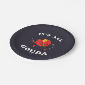 Het is allemaal Gouda Papieren Bordje (Gekanteld)