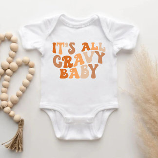 Het is allemaal Gravy Baby - Grappige Thanksgiving Romper