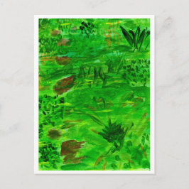 Het is allemaal groen briefkaart