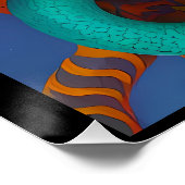 Het is allemaal hagedissentaal perfect poster (Hoek)