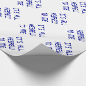 Het is allemaal Hebreeuws voor mij Cadeaupapier (Hoek)