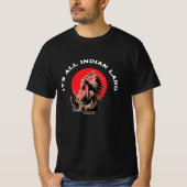Het is allemaal Indian Land Native American Basic  T-shirt (Voorkant)