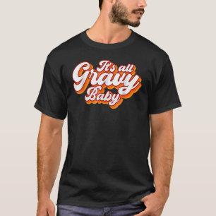 Het is allemaal jus schat vintage retro ontwerp t-shirt