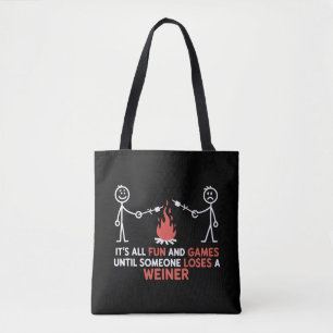 Het is allemaal leuk en aardig totdat iemand een p tote bag