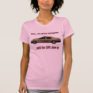 Het is allemaal leuk en games tot aan het einde -  t-shirt