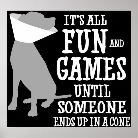 Het is allemaal leuk en games tot iemand in een poster (Voorkant)