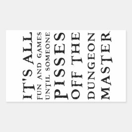 Het is allemaal leuk en games tot iemand zich eraf rechthoekige sticker