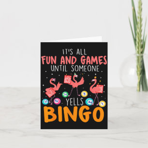 Het is allemaal leuk en games totdat iemand Bingo Kaart
