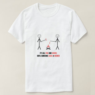 Het is allemaal leuk en games totdat iemand een We T-shirt