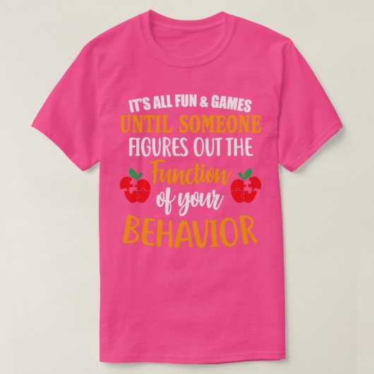 Het is allemaal leuk en games totdat iemand eracht t-shirt (Design voorkant)