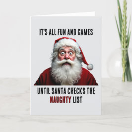 Het is allemaal leuk en spelletjes, Schattigee ker Feestdagen Kaart