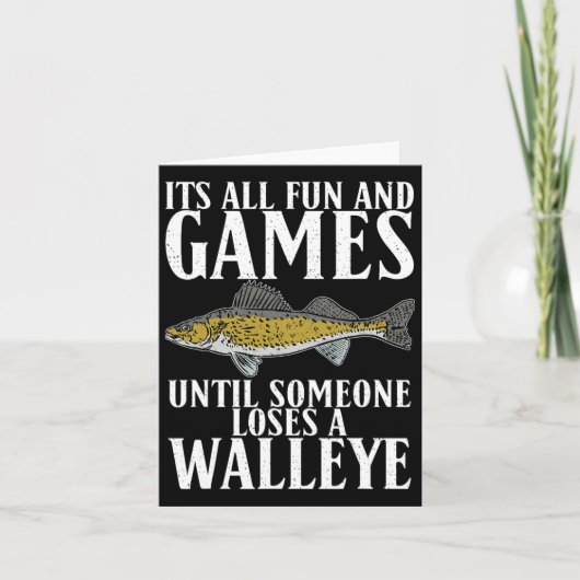 Het is allemaal leuk totdat iemand een Walleye jac Kaart (Voorkant)