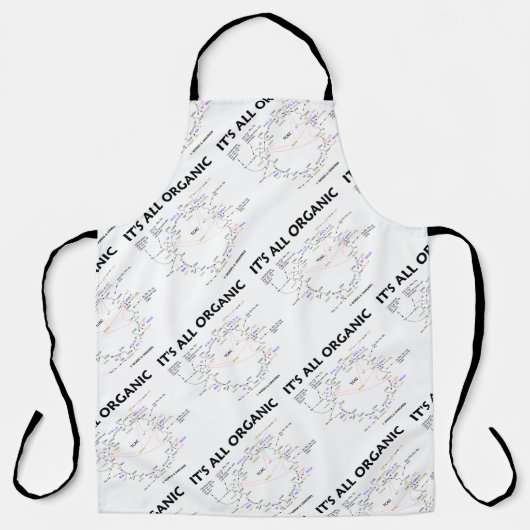 Het is allemaal organische krebs cyclus Citroenzuu Schort (Voorkant)