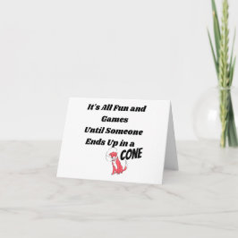 Het is allemaal plezier en games tot gepersonalise kaart
