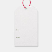 Het is allemaal plezier & games ondeugende lijst K Cadeaulabel (Achterkant)